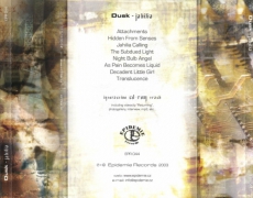 Dusk - jahilia CD