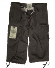 AIR COMBAT 3/4-PANTS PREWASH - Hose schwarz