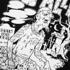 GG Allin - Live Fast Die Fast - T-Shirt