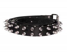 Gürtel mit Killernieten - 2-reihig