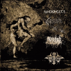Akerbeltz / Avangh Dhür / Morbid Yell / Hellthrone LP