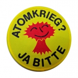 Atomkrieg - "Ja bitte" - Aufnäher / Patch