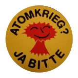 Atomkrieg ? - Ja Bitte Slipmat - Für den Schallplattenspieler