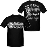 Graveland, Wacht, Temple of Oblivion und Carpathian Wolves - Konzert T-Shirt