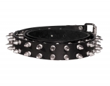 Gürtel mit Killernieten - 2-reihig
